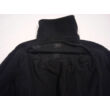 Használt elöl-háton hordozós kabát, kivehető bélés, fekete, M méret