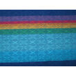 Vanamo hordozókendő - szivárvány (áfonya), kék felvetőszállal, 460 cm