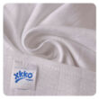 XKKO biopamut textil (tetra) pelenka - fehér, 5 db