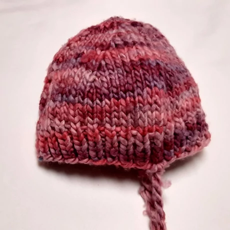 Kézzel kötött sapka, 38 cm körüli fejméret