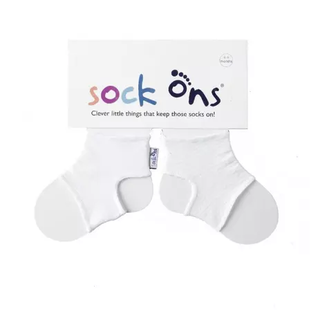 Sock ON Zoknitartó, 0-6 hónapos - fehér