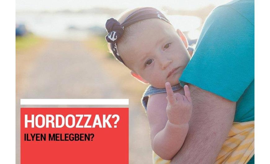 Hordozás és öltöztetés nyári melegben